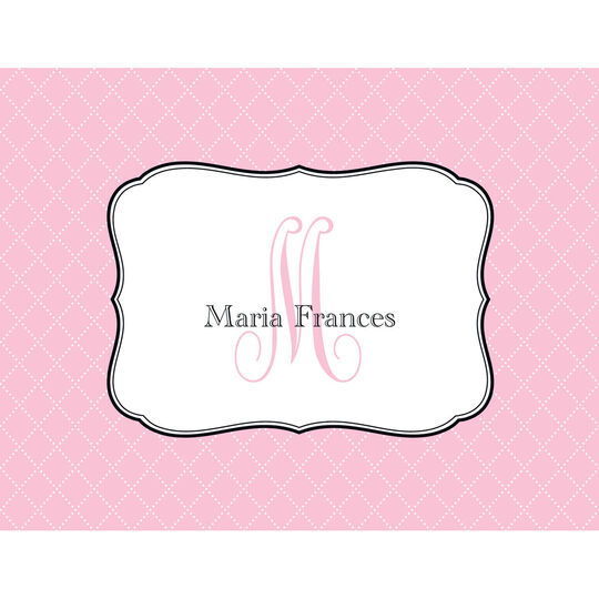 Pink Amelie Folded Note Cards